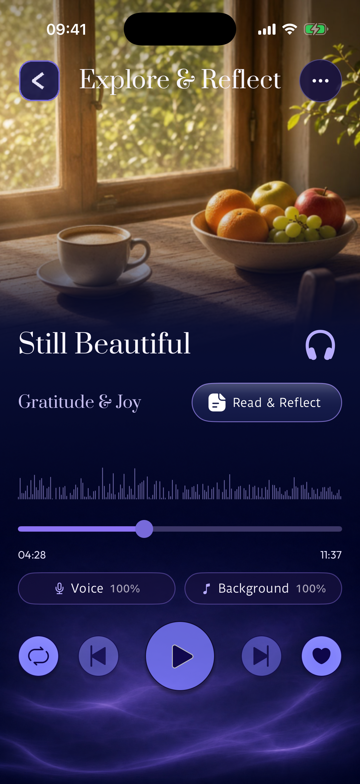 Voice & Background Mix